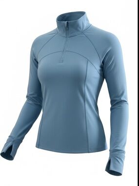 PHOENIX Bergen Run Quarter-Zip Pullover Blue Size Medium NWT
